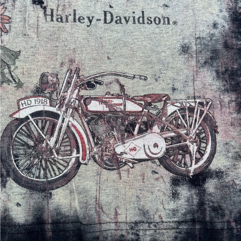 Harley-Davidson Graphic Sleeveless Tshirt Women Size Large - Picture 4 of 7